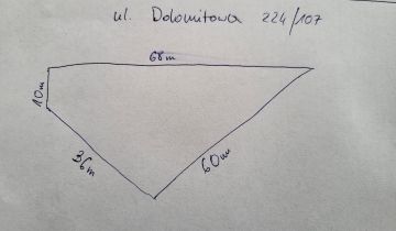 Działka budowlana Bilcza, ul. Dolomitowa