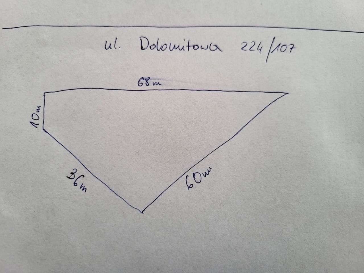 Działka budowlana Bilcza, ul. Dolomitowa