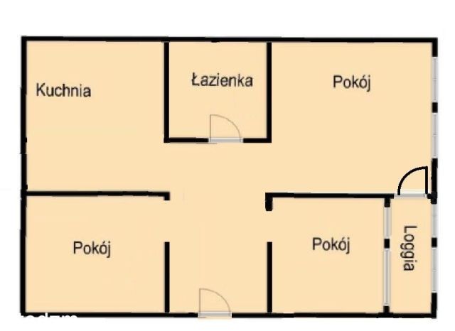 Mieszkanie 3-pokojowe Olsztyn, ul. Kołobrzeska. Zdjęcie 5