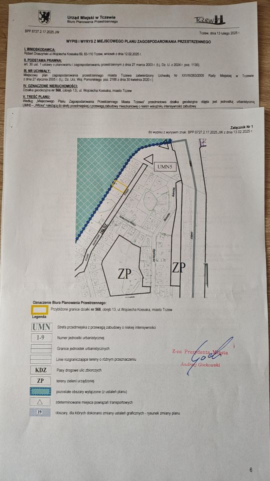 Działka rolno-budowlana Tczew Górki, ul. Wojciecha Kossaka. Zdjęcie 4