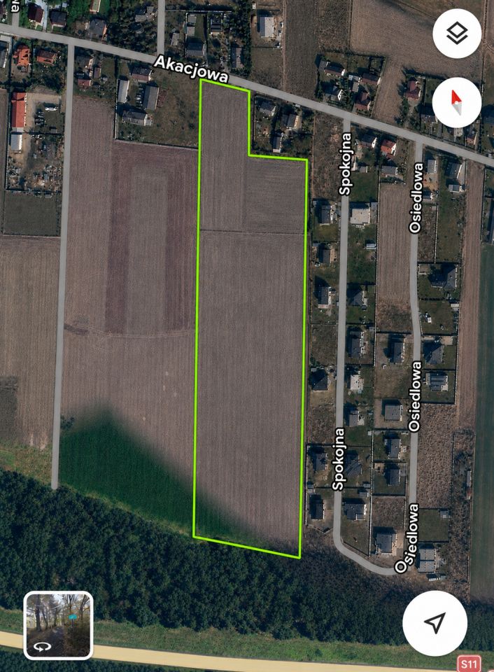 Działka budowlana Karski, ul. Akacjowa. Zdjęcie 10