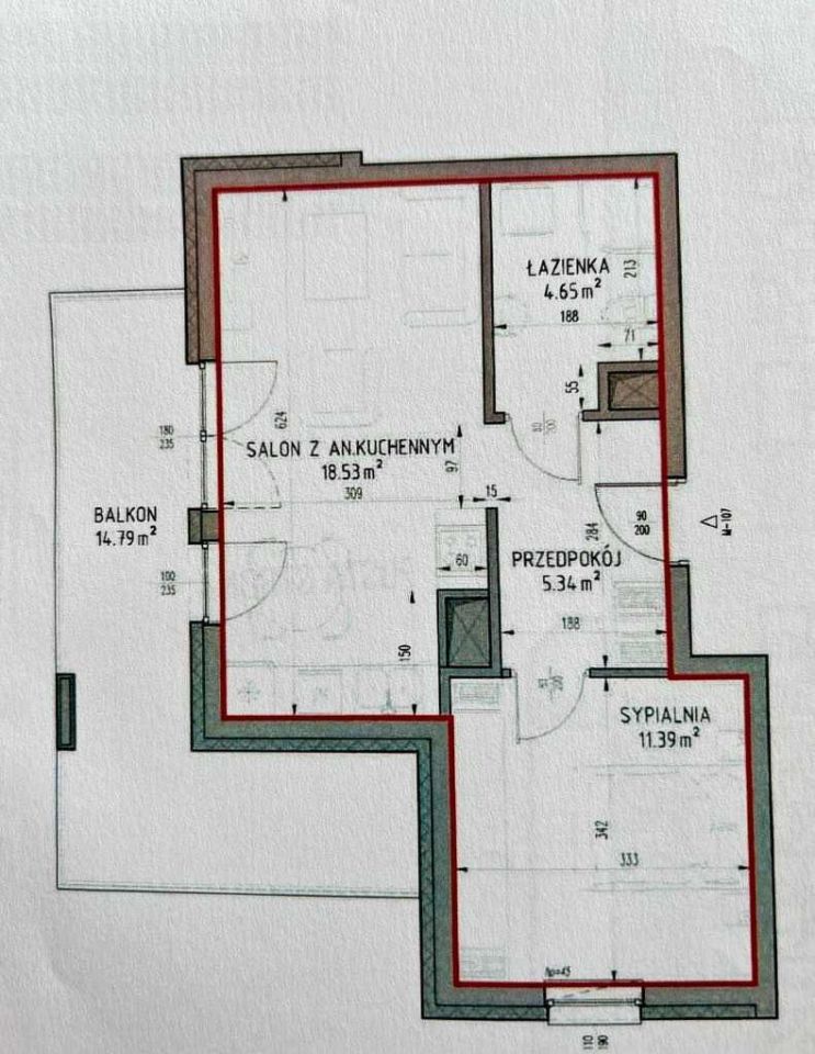 Mieszkanie 2-pokojowe Lublin Felin, ul. Królowej Jadwigi. Zdjęcie 2