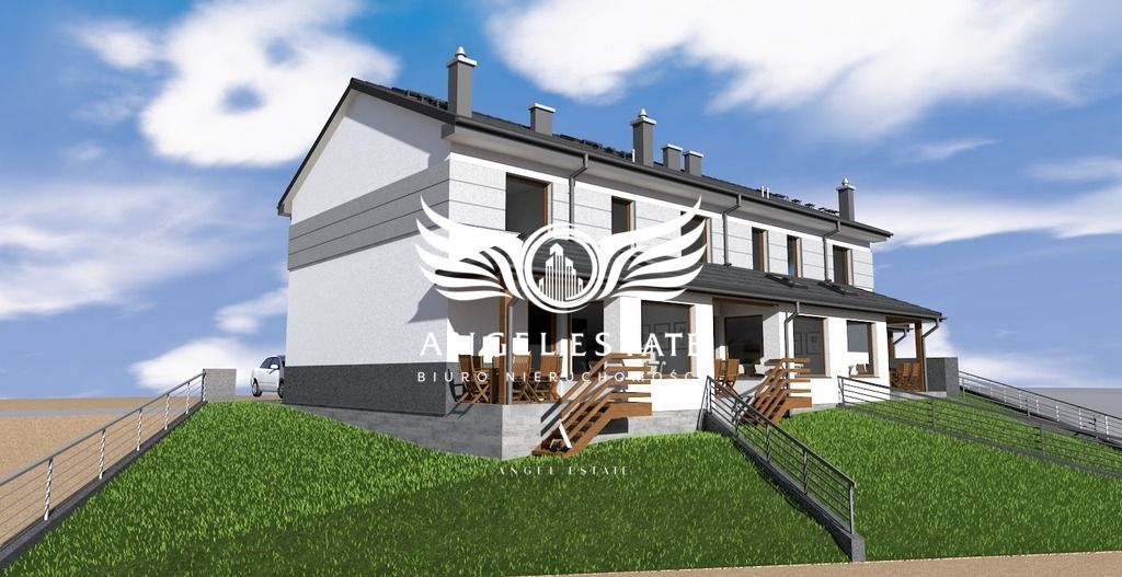 dom szeregowy, 4 pokoje Szczecin Osów, Arktyczna. Zdjęcie 2