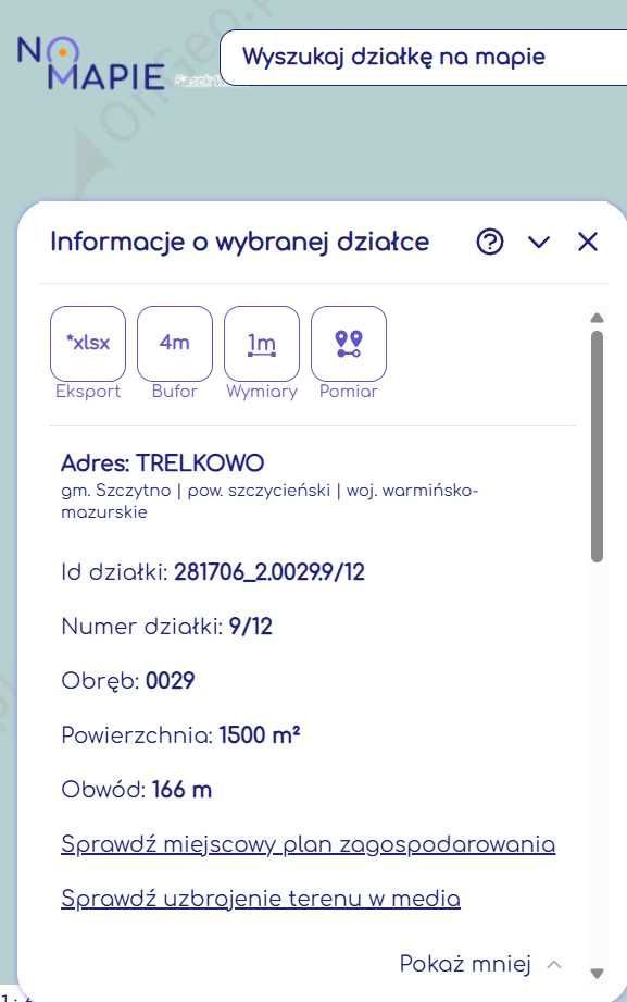 Działka rolno-budowlana Trelkówko. Zdjęcie 2