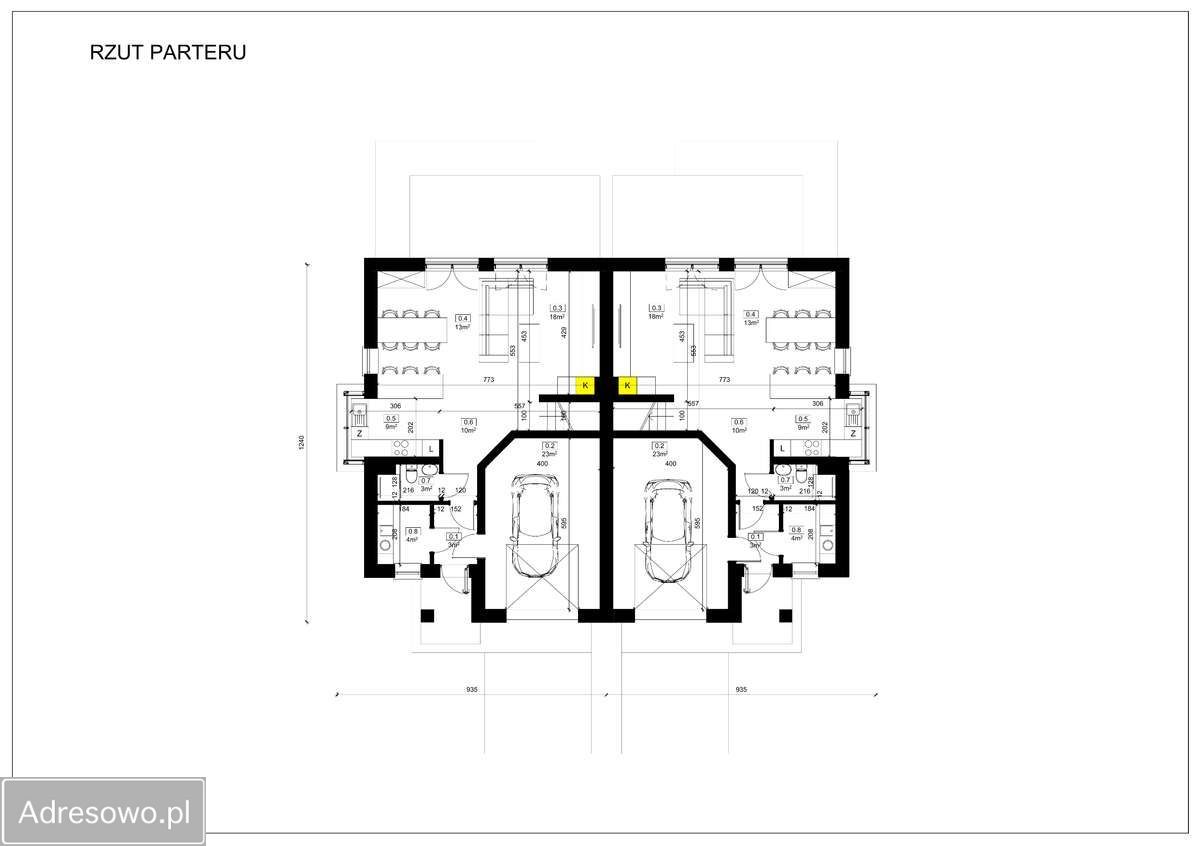 bliźniak, 5 pokoi Mordarka. Zdjęcie 3