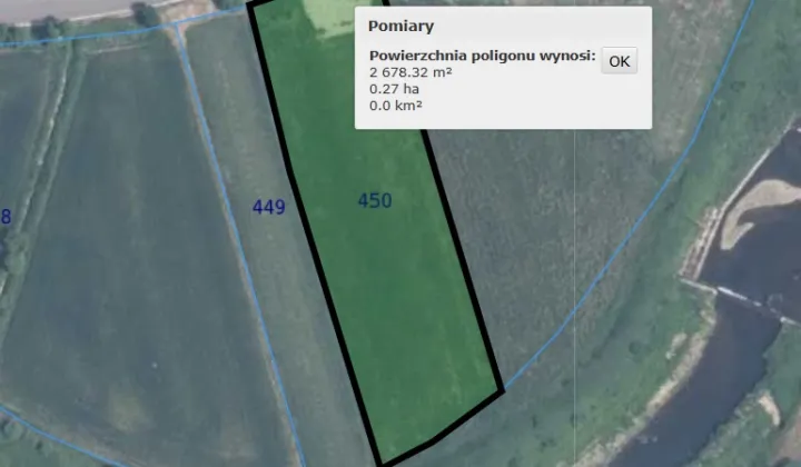 Działka rolno-budowlana Wojnarowa Mosteczna