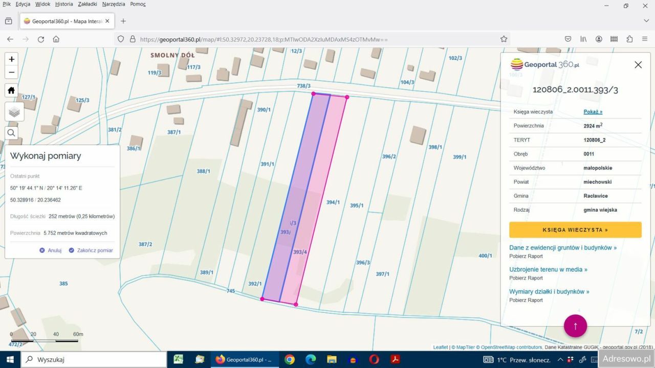 Działka budowlana Racławice. Zdjęcie 3