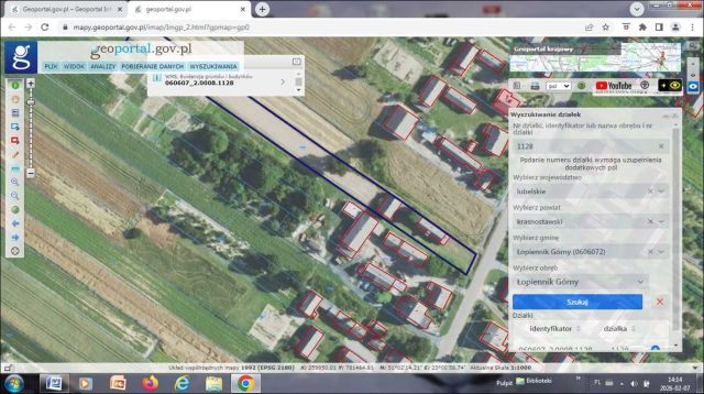 Działka rolna Łopiennik Górny. Zdjęcie 1