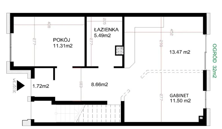 Mieszkanie 3-pokojowe Pruszków Bąki, ul. Ignacego Jana Paderewskiego