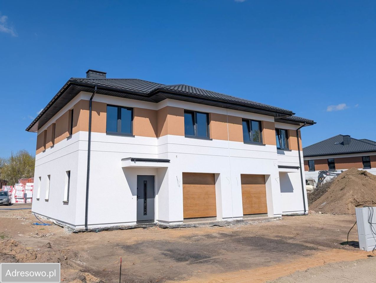 bliźniak, 5 pokoi Łask Kolumna, ul. Sportowa. Zdjęcie 1