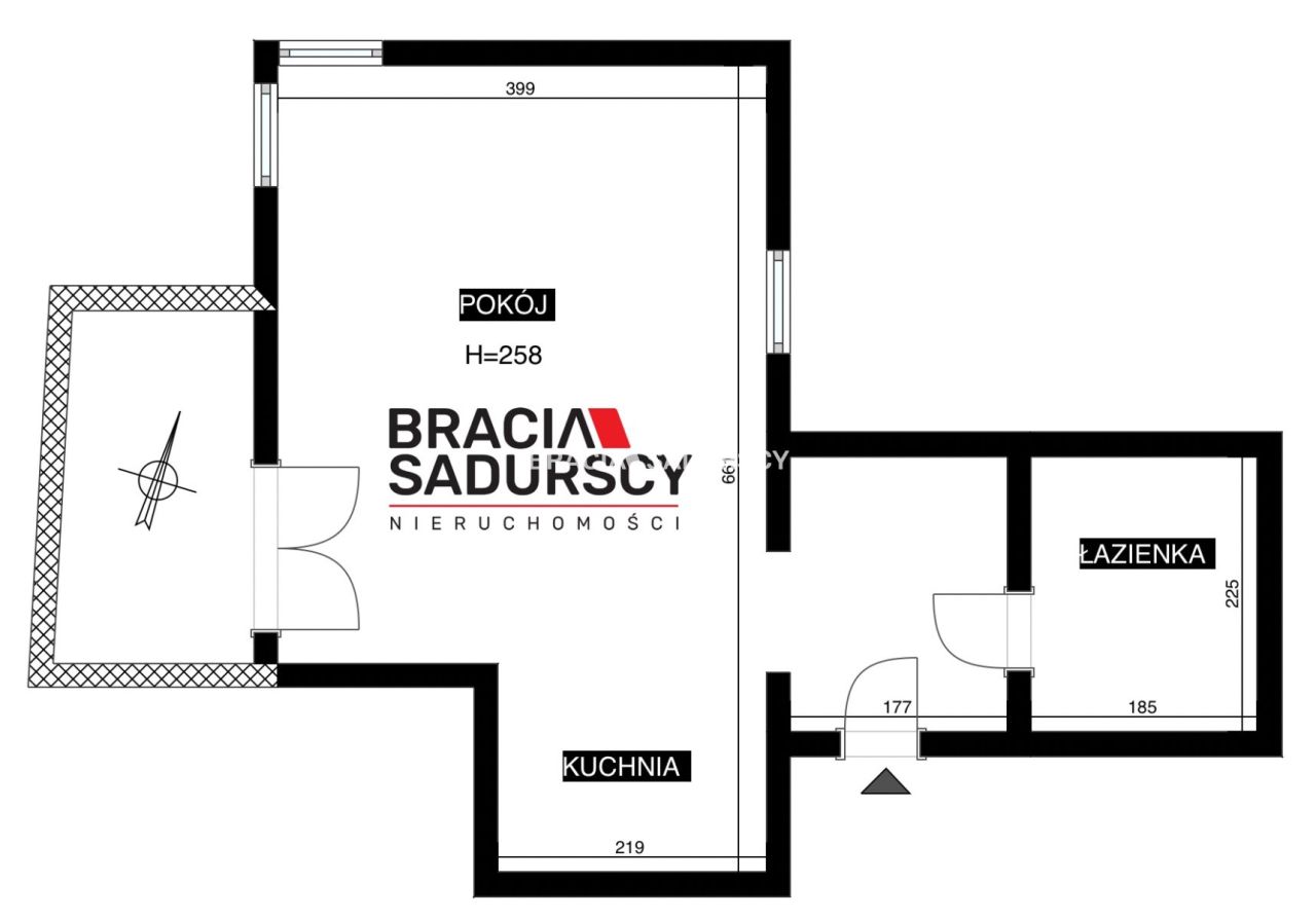 Mieszkanie 1-pokojowe Niepołomice, ul. Lawendowa. Zdjęcie 16