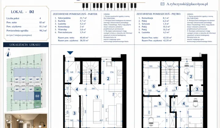 bliźniak, 4 pokoje Nowe Mostki