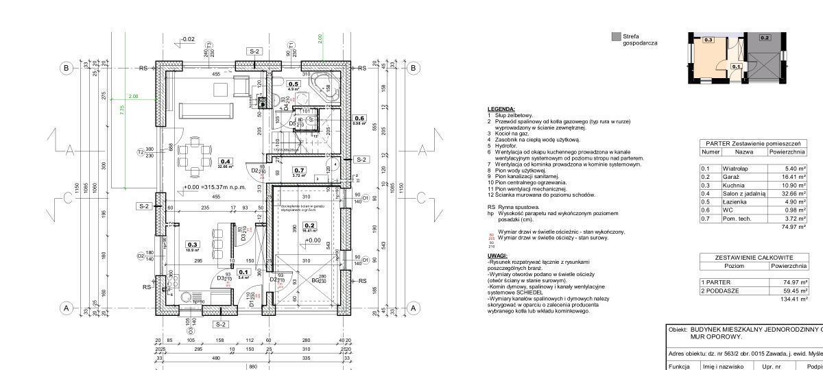 dom wolnostojący Zawada. Zdjęcie 7