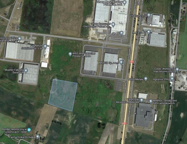 Działka inwestycyjna Ostaszewo. Zdjęcie 1