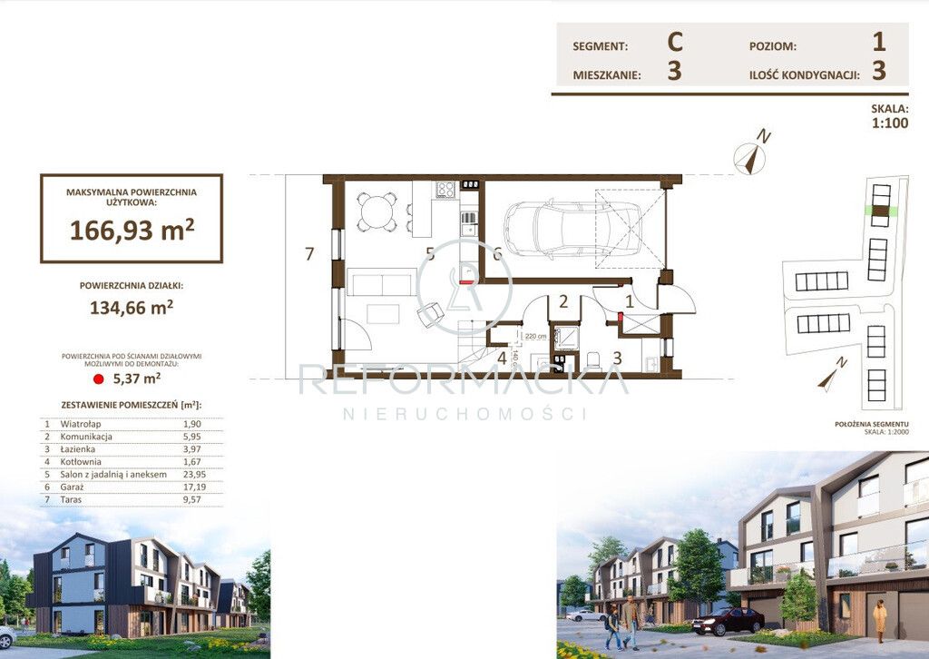 dom szeregowy, 9 pokoi Rzeszów Słocina. Zdjęcie 2