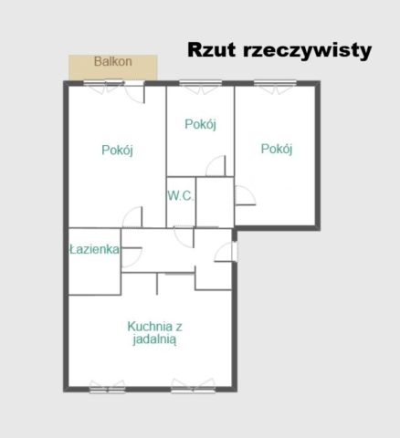 Mieszkanie 3-pokojowe Rzeszów, ul. Jacka Malczewskiego. Zdjęcie 15