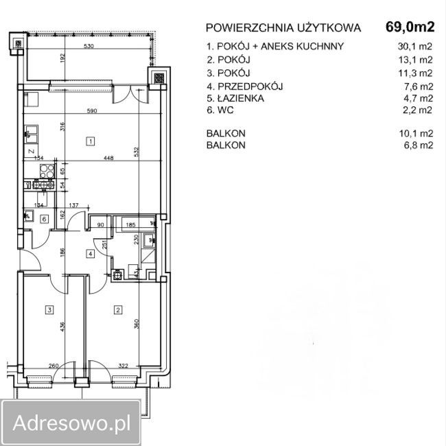 Mieszkanie 3-pokojowe Toruń Bydgoskie Przedmieście, ul. Adama Mickiewicza. Zdjęcie 20
