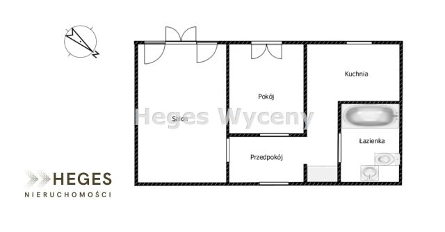 Mieszkanie 2-pokojowe Jawor. Zdjęcie 9