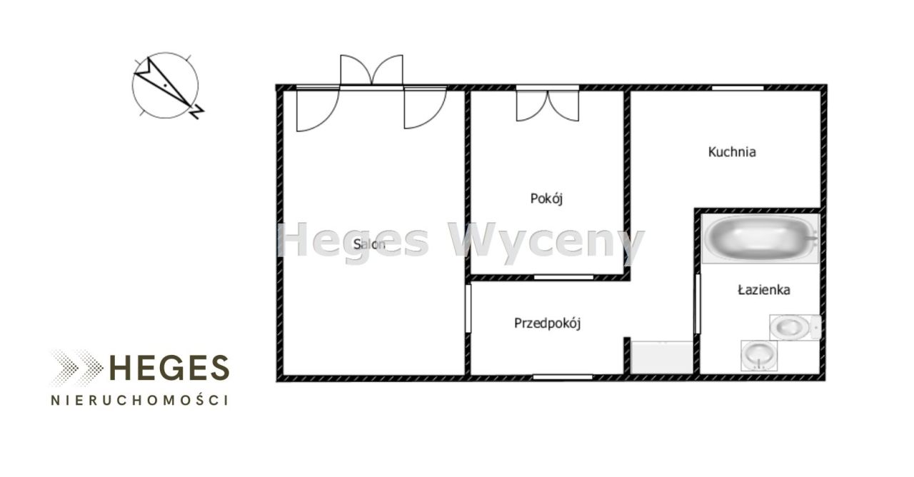 Mieszkanie 2-pokojowe Jawor. Zdjęcie 9