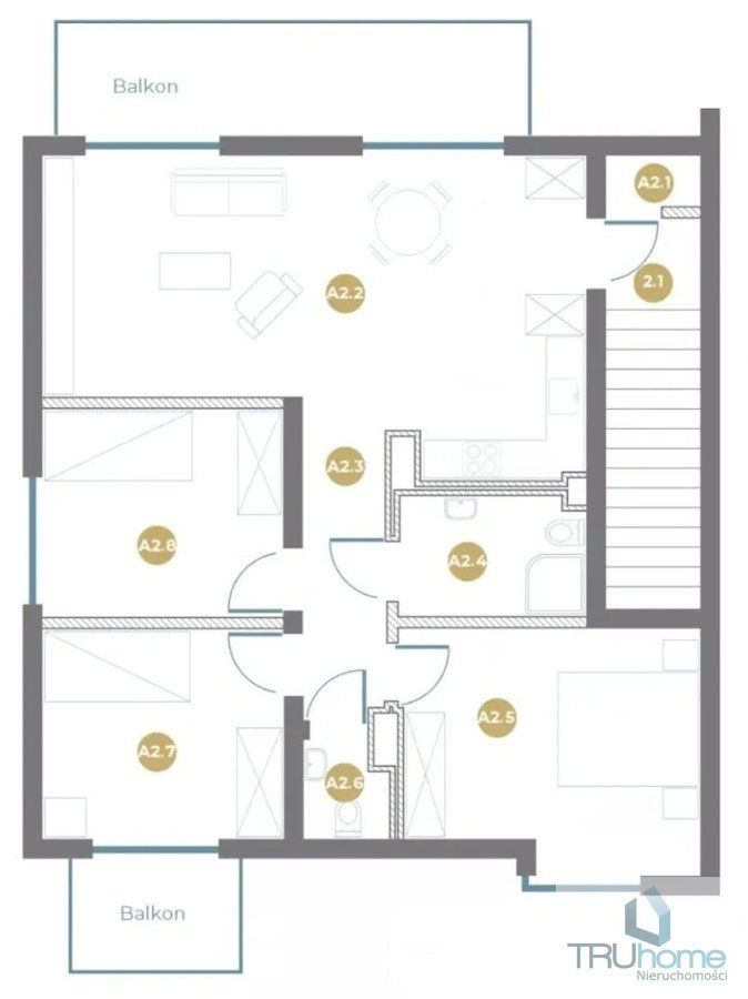 Mieszkanie 4-pokojowe Bielsko-Biała Kamienica, ul. Kowalska. Zdjęcie 7