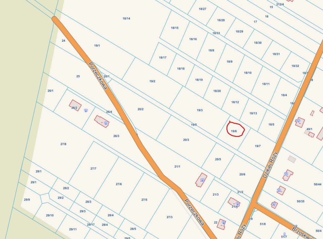 Działka budowlana Wymysły, ul. Dzikiej Róży. Zdjęcie 2