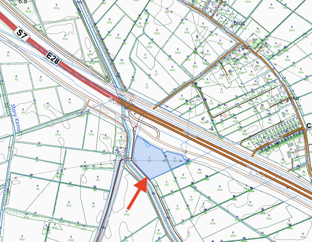 Działka inwestycyjna Cedry Małe. Zdjęcie 12