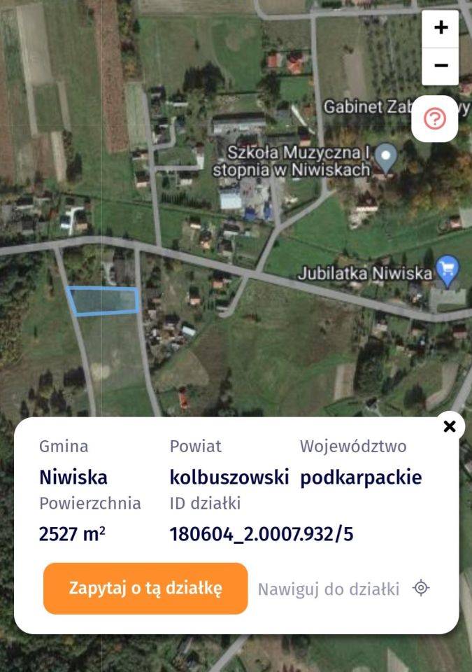 Działka budowlana Niwiska Podkościele. Zdjęcie 6