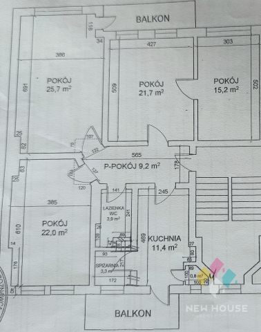 Mieszkanie 4-pokojowe Olsztyn Śródmieście, ul. Grunwaldzka. Zdjęcie 14