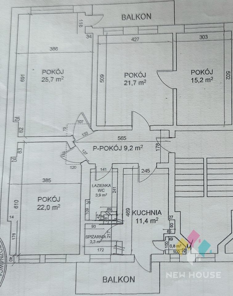 Mieszkanie 4-pokojowe Olsztyn Śródmieście, ul. Grunwaldzka. Zdjęcie 14