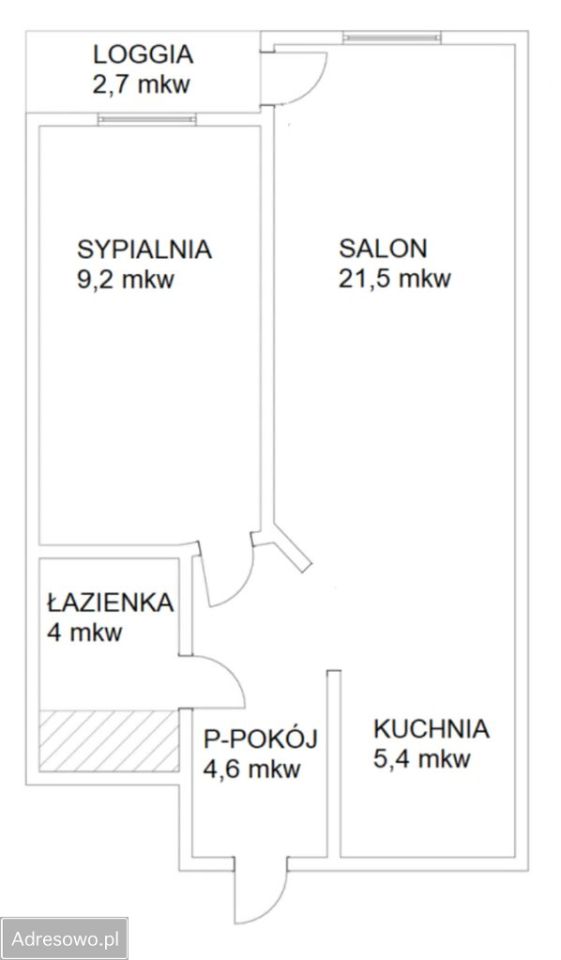 Mieszkanie 2-pokojowe Warszawa Białołęka, ul. Aluzyjna. Zdjęcie 3
