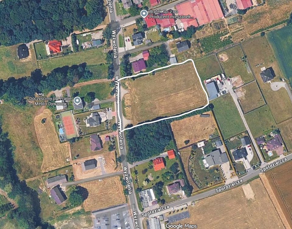 Działka inwestycyjna Bielsko-Biała Hałcnów, ul. Wyzwolenia. Zdjęcie 1
