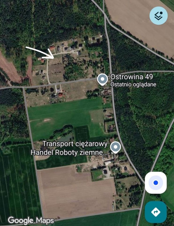 Działka budowlana Ostrowina. Zdjęcie 4
