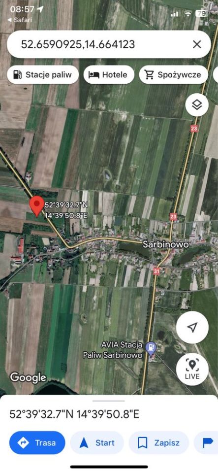 Działka rolno-budowlana Sarbinowo. Zdjęcie 2