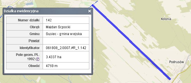 Działka rolno-budowlana Majdan Sopocki Drugi. Zdjęcie 4