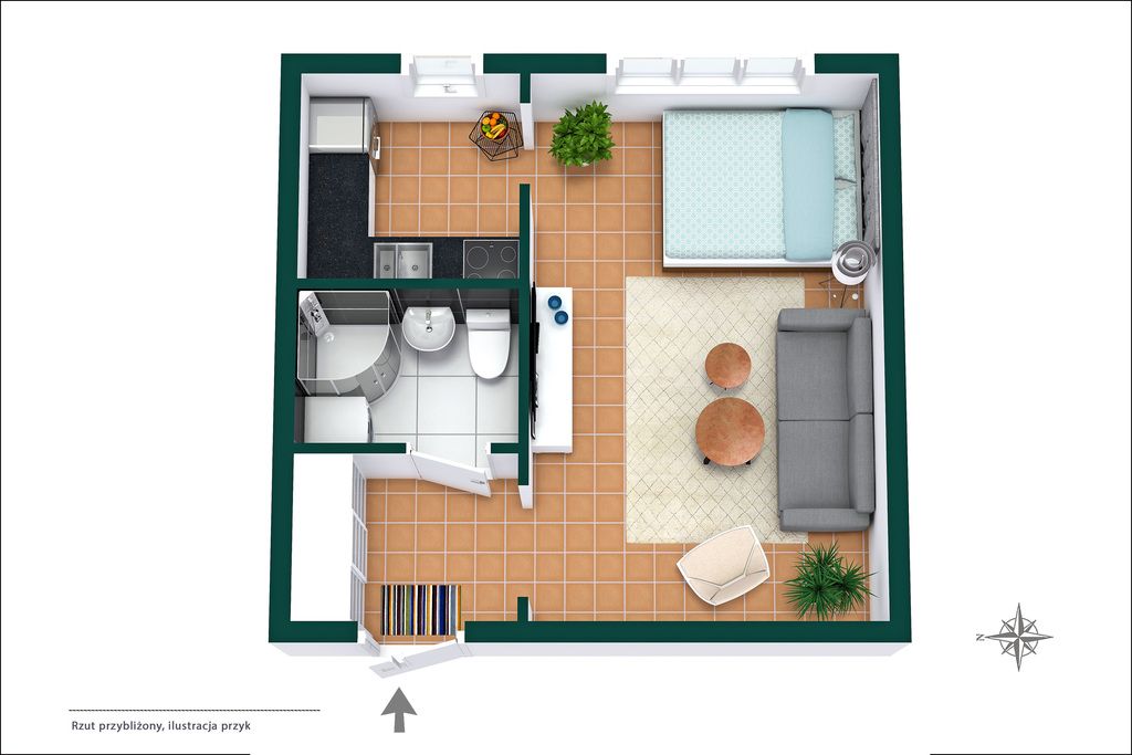 Mieszkanie 1-pokojowe Warszawa Targówek, ul. Suwalska. Zdjęcie 18
