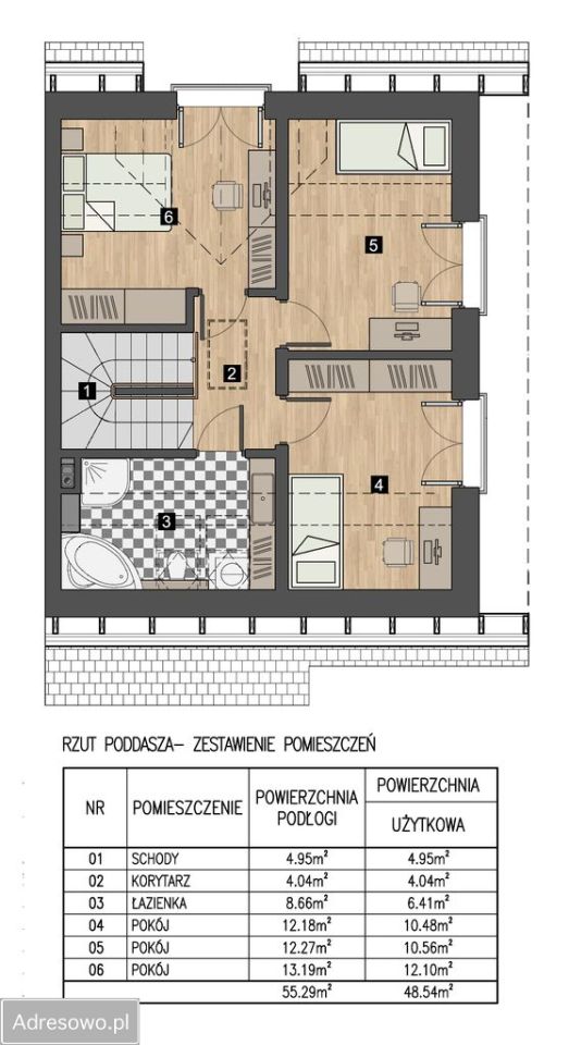 bliźniak, 4 pokoje Osieczany. Zdjęcie 4