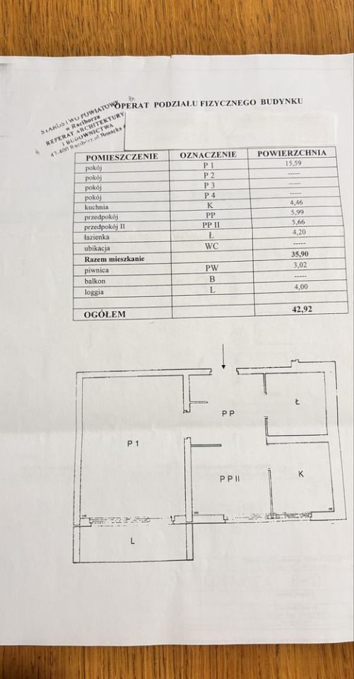 Mieszkanie 1-pokojowe Racibórz. Zdjęcie 4