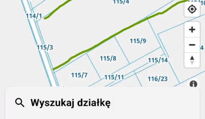 Działka budowlana Sosna-Kozółki