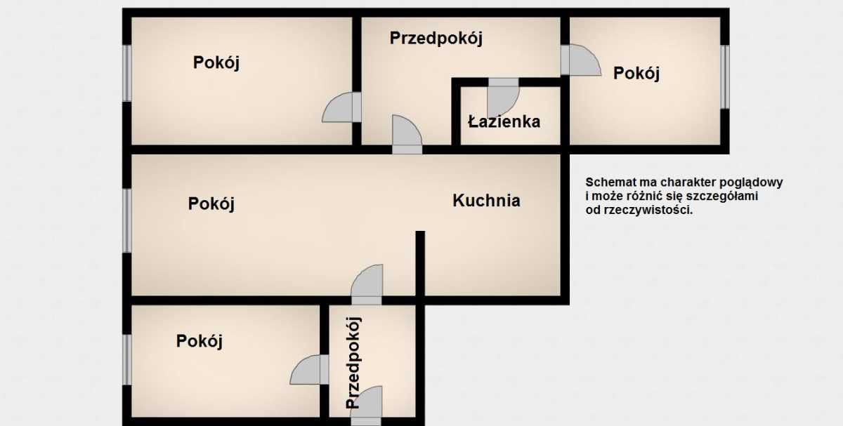 Mieszkanie 4-pokojowe Wałbrzych Piaskowa Góra, ul. Długa. Zdjęcie 9