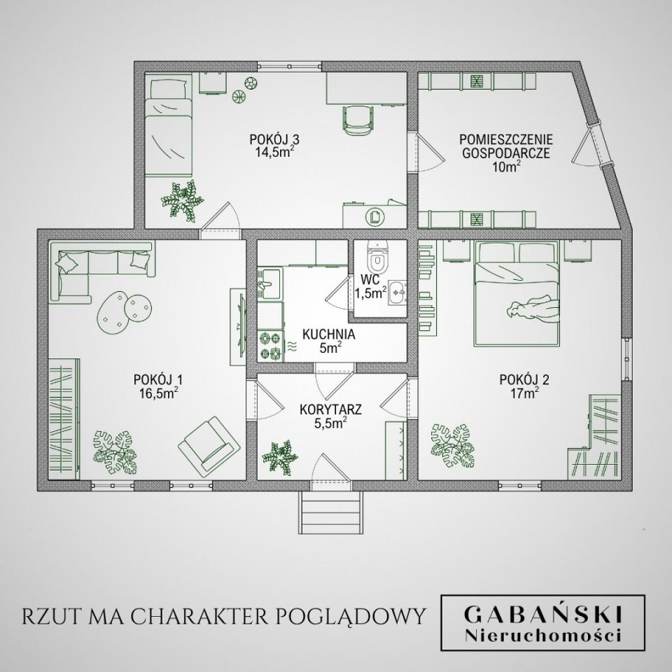dom wolnostojący, 5 pokoi Pawłów. Zdjęcie 16