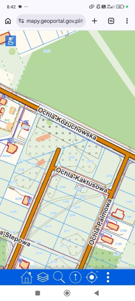 Działka budowlana Zielona Góra, ul. Ochla-Pustynna. Zdjęcie 3