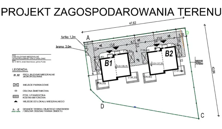 Działka inwestycyjna Marcinkowo