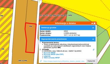 Działka budowlana Janiewice