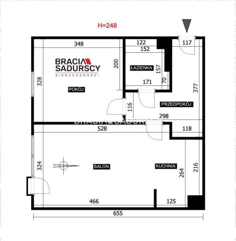 Mieszkanie 2-pokojowe Kraków Dębniki, ul. Zygmunta Miłkowskiego. Zdjęcie 3