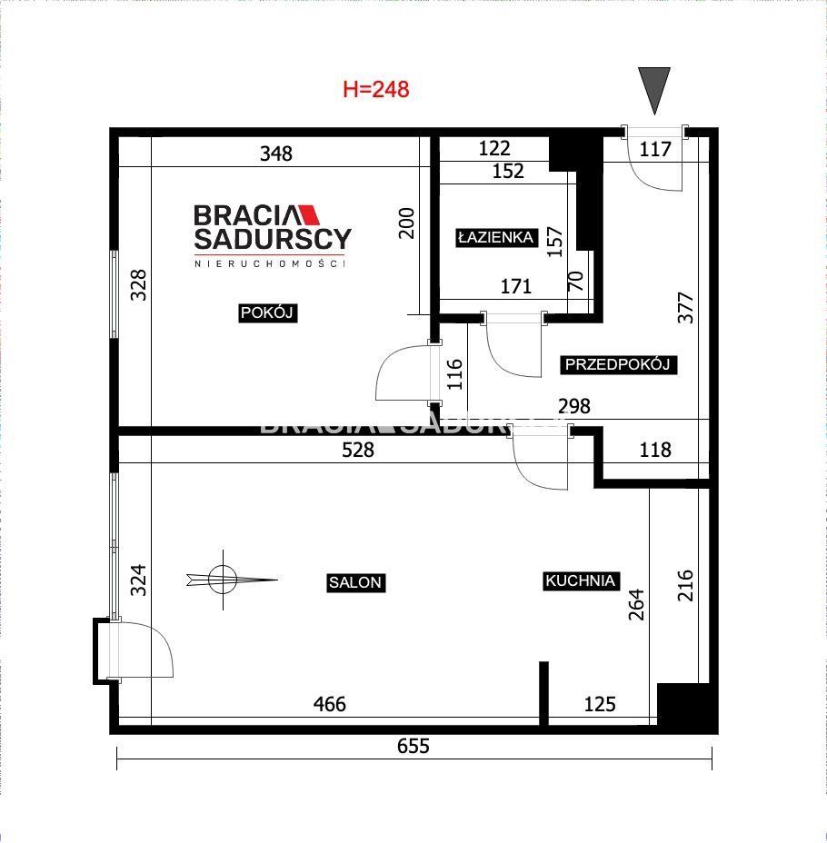 Mieszkanie 2-pokojowe Kraków Dębniki, ul. Zygmunta Miłkowskiego. Zdjęcie 3