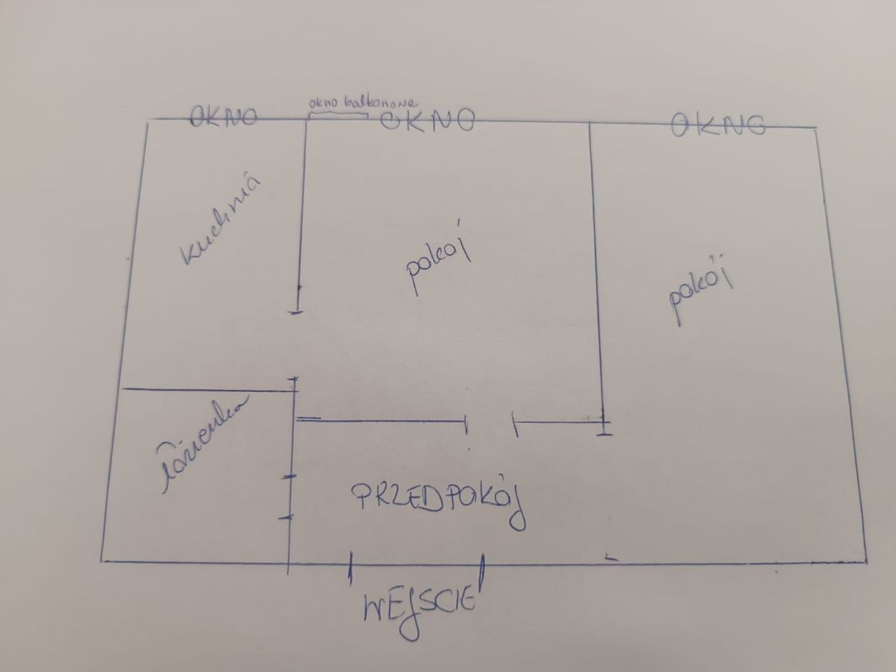 Mieszkanie 2-pokojowe Włodawa Śródmieście, ul. Tysiąclecia PP. Zdjęcie 2