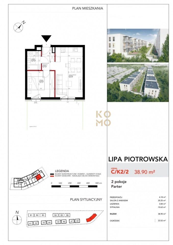 Mieszkanie 2-pokojowe Wrocław Psie Pole. Zdjęcie 7