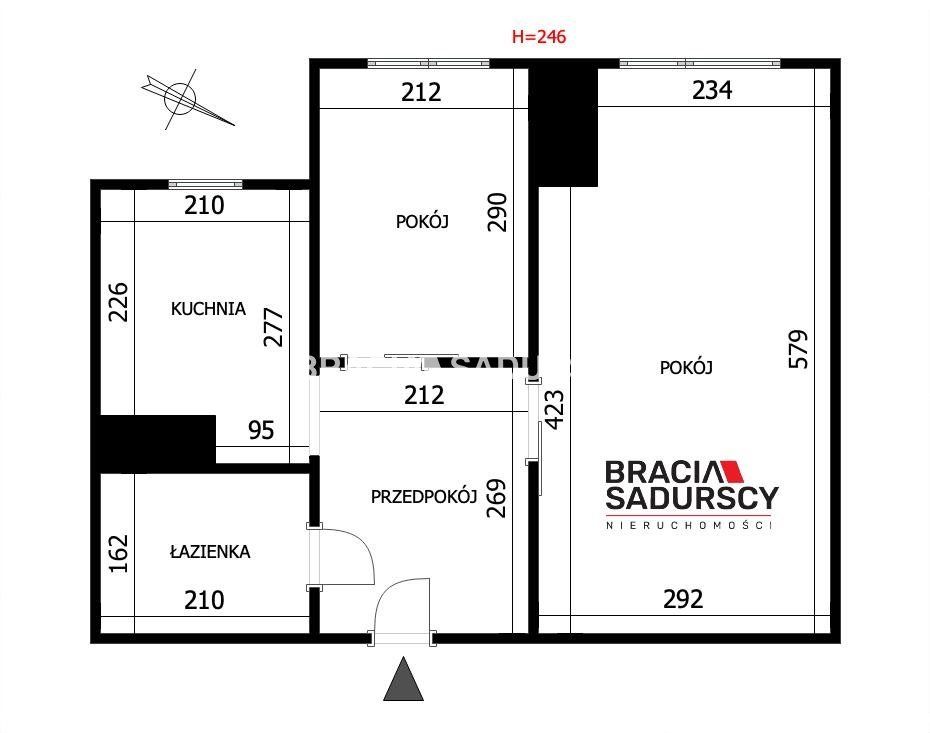 Mieszkanie 2-pokojowe Kraków Podgórze Duchackie, ul. Jana Sas-Zubrzyckiego. Zdjęcie 34