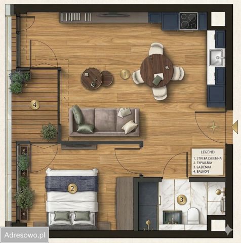 Mieszkanie 2-pokojowe Warszawa Wola. Zdjęcie 1