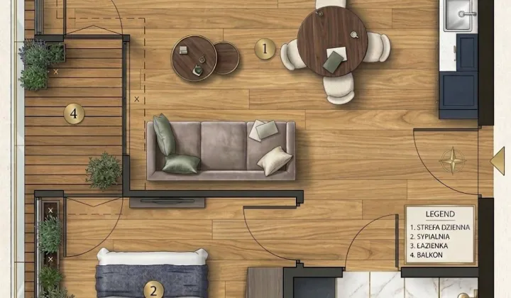 Mieszkanie 2-pokojowe Warszawa Wola